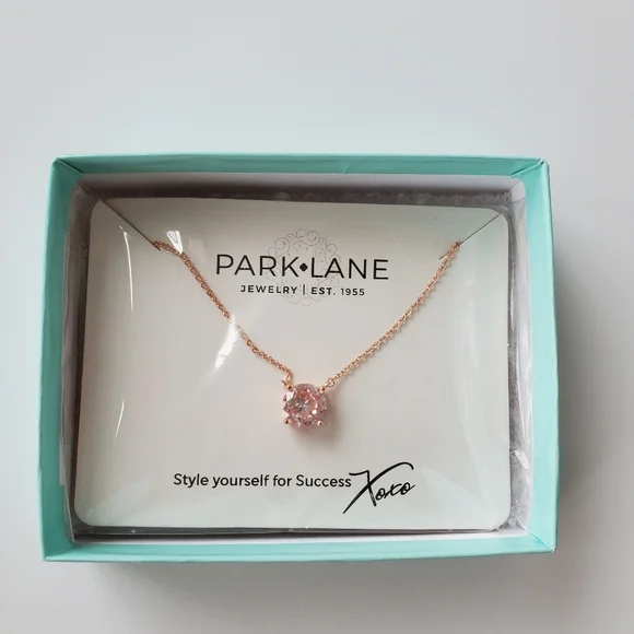 Park Lane Rose Gold Tone Impression Necklace - Picture 2 of 6